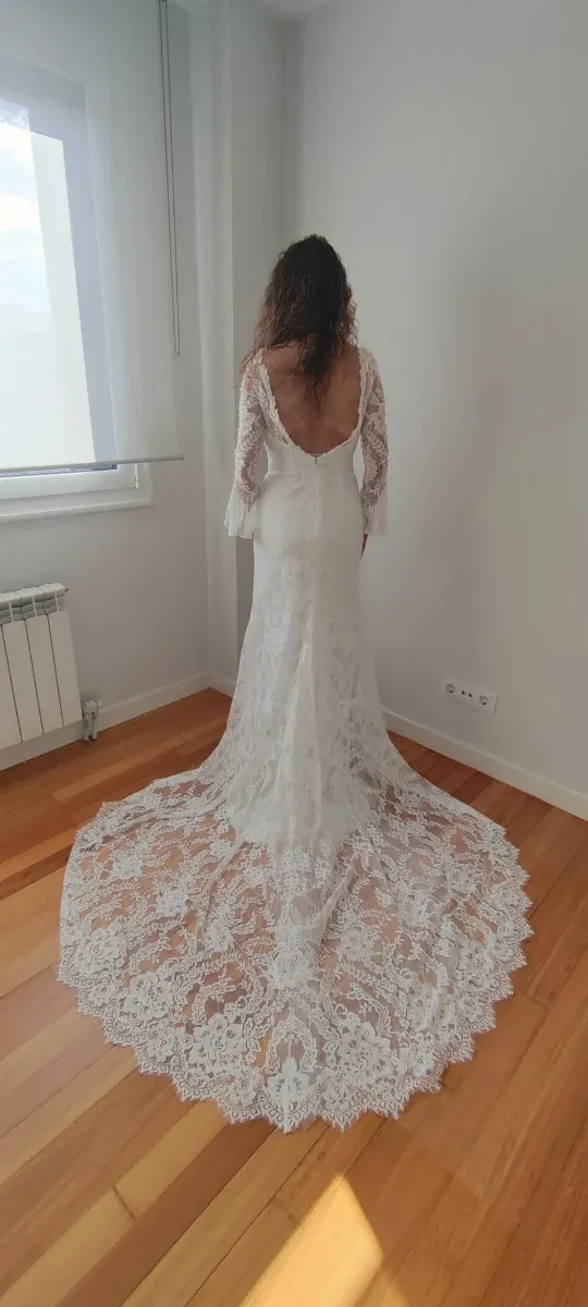 Vestido de Novia Encaje Blanco