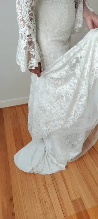Vestido de Novia Encaje Blanco