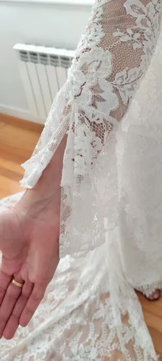 Vestido de Novia Encaje Blanco