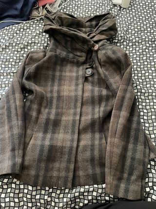 Chaqueta Zara cuadros invierno