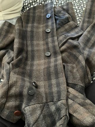 Chaqueta Zara cuadros invierno