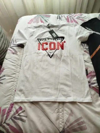 Camiseta  Hombre Blanca dama para talla m