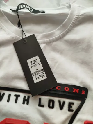 Camiseta  Hombre Blanca dama para talla m