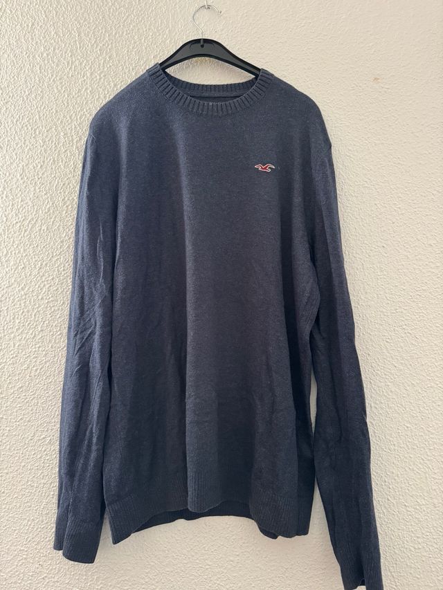 Jersey Hollister Hombre Talla XL Azul