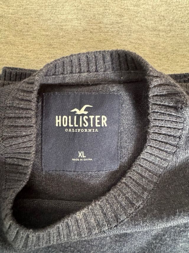 Jersey Hollister Hombre Talla XL Azul