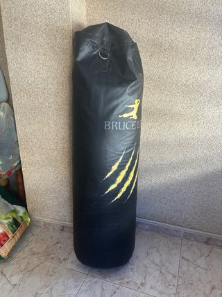 Saco de boxeo perfecto estado + anclaje