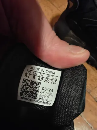 Adidas Cordura Negras/Grises.42