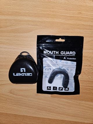 Guantes de boxeo GINGPAI + protector bucal NUEVO