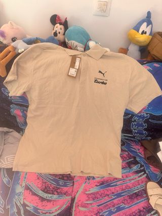 Camiseta Puma Porsche Turbo Talla M y  l  mitad
