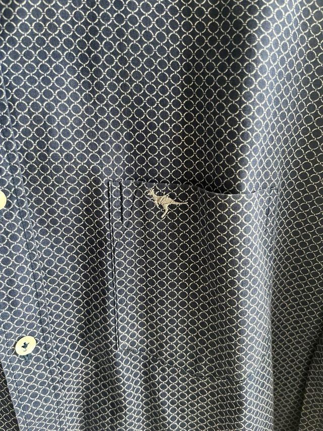 Camisa manga larga PERSAN azul