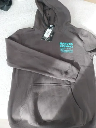 Sudadera Hydroponic Naruto Uzumaki Gris