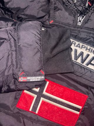 Chaqueta Geographical Norway Negra