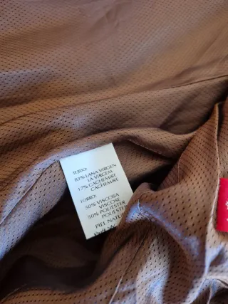 Abrigo C.Ingles Beige/Marrón