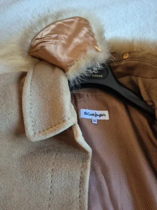 Abrigo C.Ingles Beige/Marrón