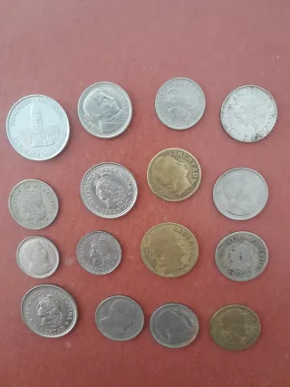 Lote 16 monedas Argentinas