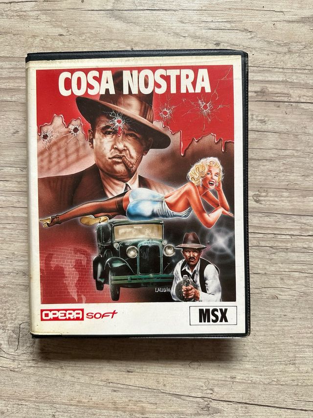 Videojuego Cosa Nostra MSX Opera Soft