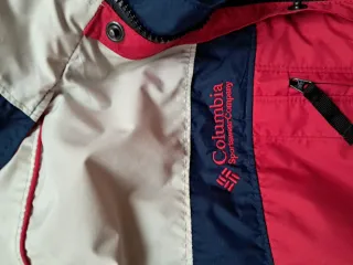 Chaqueta Columbia Snow Azul/Roja