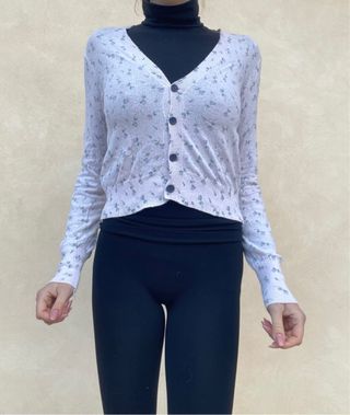 Cardigan Zara floreale