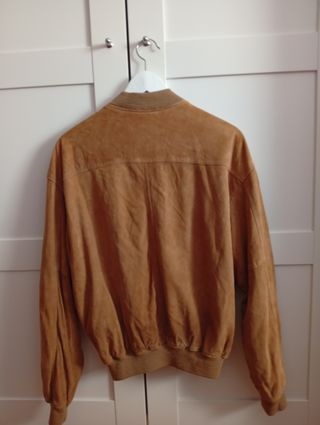 Chaqueta vintage en cuero genuino Stefanel italia