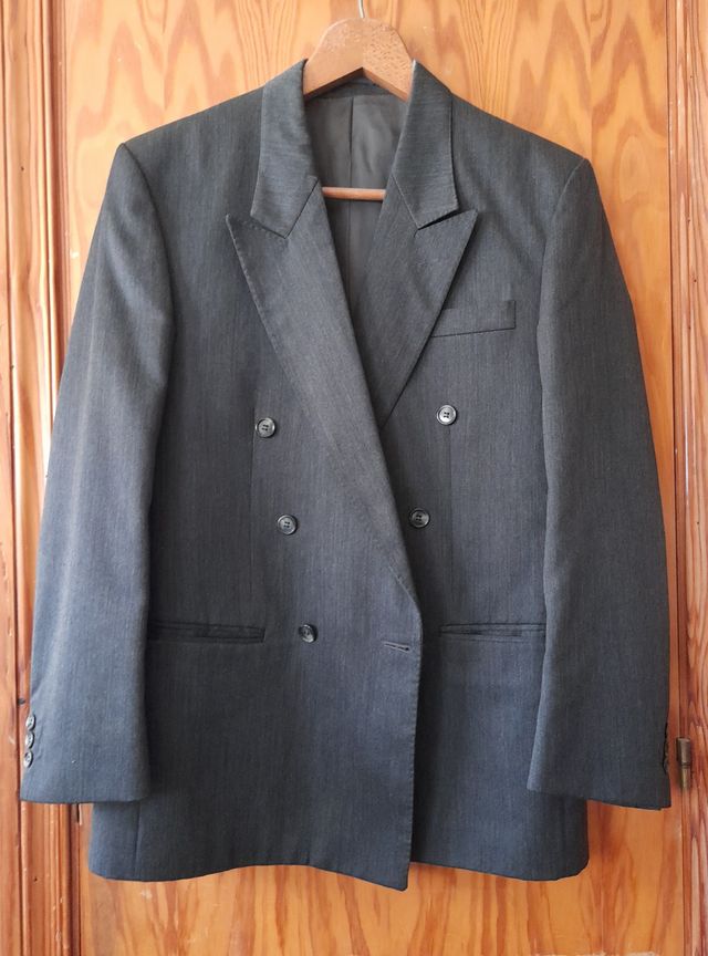 Traje de chaqueta hombre gris