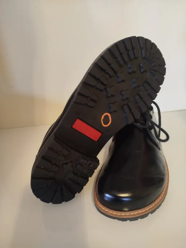 Scarpe stringate Helvesko nere