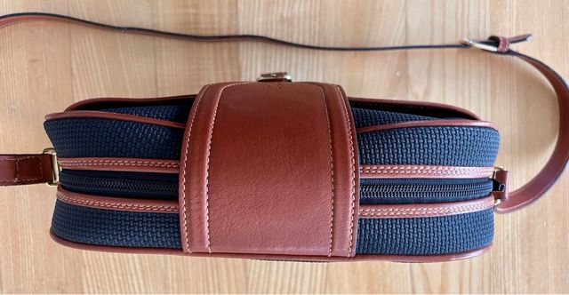 Bolso YSL Vintage Piel Marrón y Negro