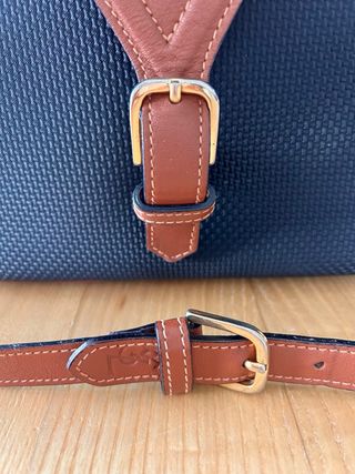 Bolso YSL Vintage Piel Marrón y Negro