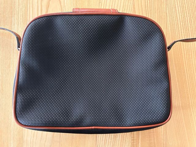 Bolso YSL Vintage Piel Marrón y Negro