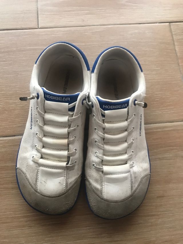 Zapatillas Hobibear Blancas y Azules
