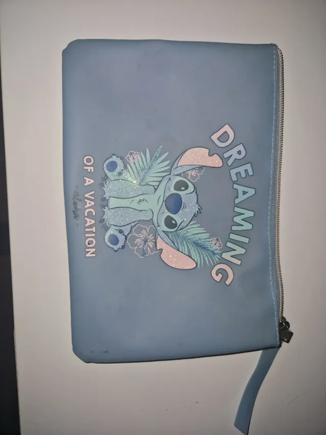 Neceser Stitch Disney Azul y Rosa