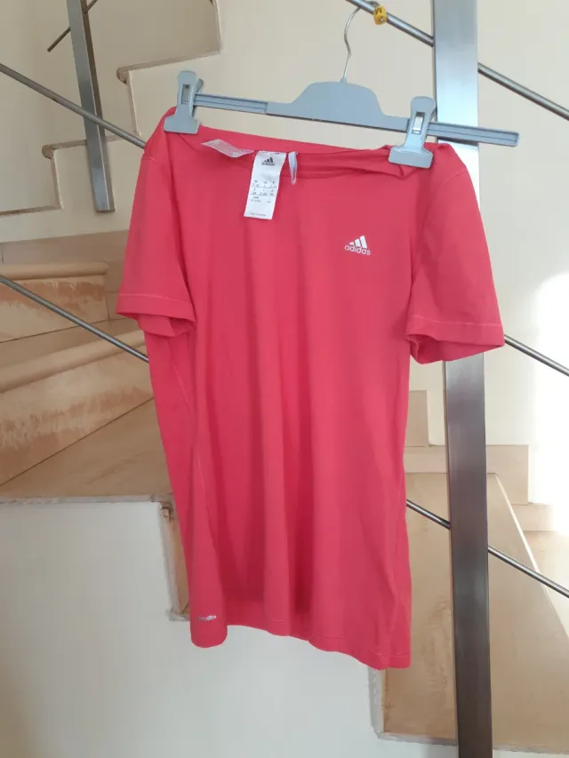 Pantalón y camiseta Adidas Gris y Rosa Talla S