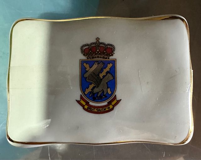 Lote 4 platos decorativos ejército español