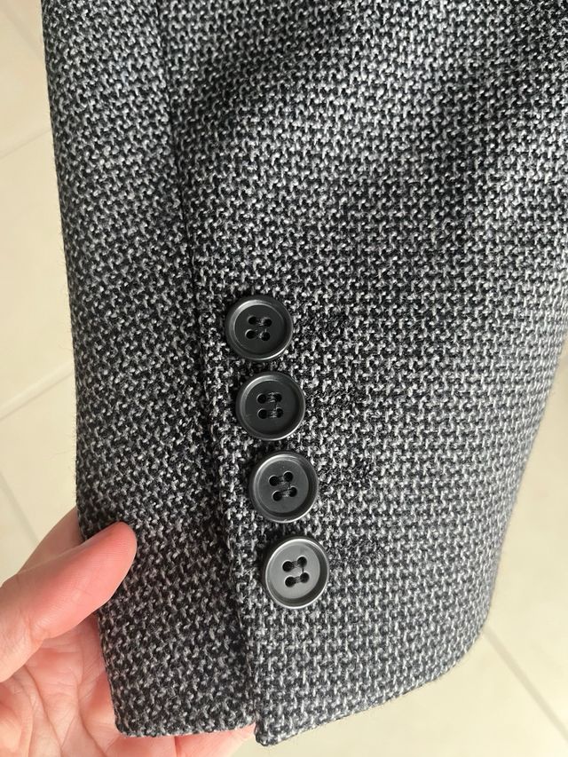 Chaqueta de traje gris