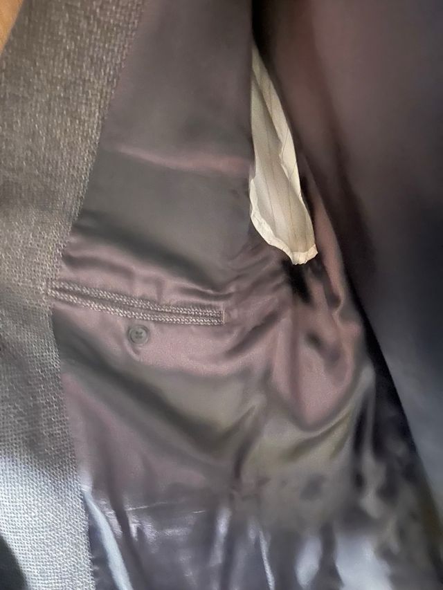 Chaqueta de traje gris