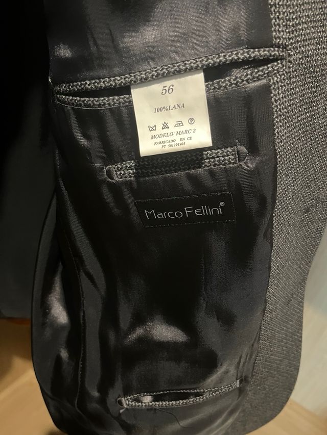 Chaqueta de traje gris