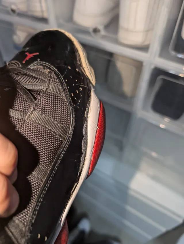 Jordan 6 Rings Negro y Rojo 42'5