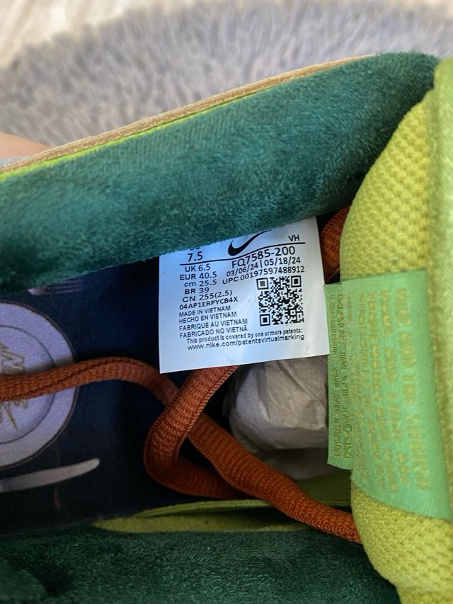 Nike SB Dunk Low Escargot Beige/Verde