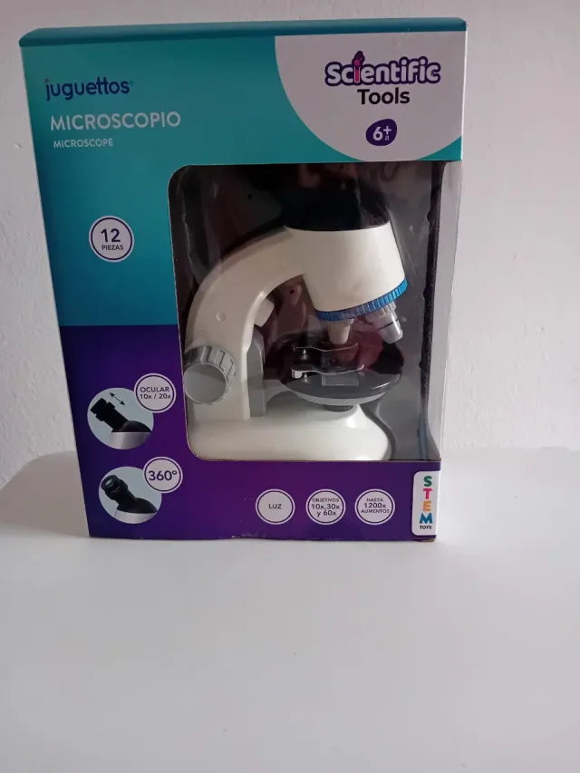 Microscópio Juguettos Scientific Tools 1200x