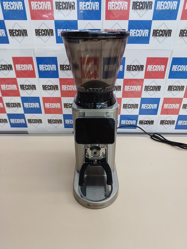 ✅ Moedor de Café Elétrico AMZCHEF Suporte Desmontável