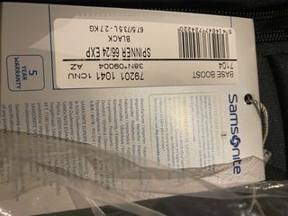 Maleta Samsonite Negra Ruedas