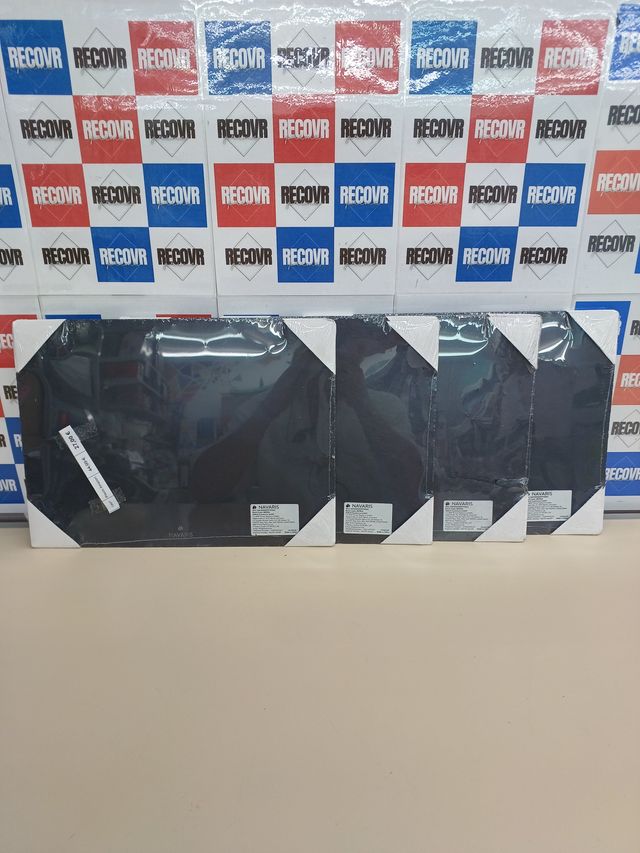 ✅ Pratos pizarra natural 38x28 cm set 4 - Navaris