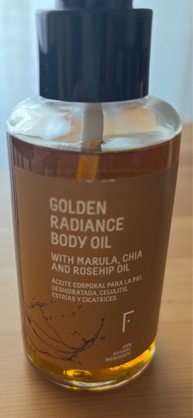 Olio per il corpo Golden Radiance F