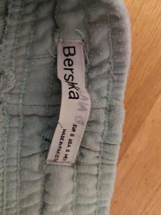 Pantalón corto Bershka azul