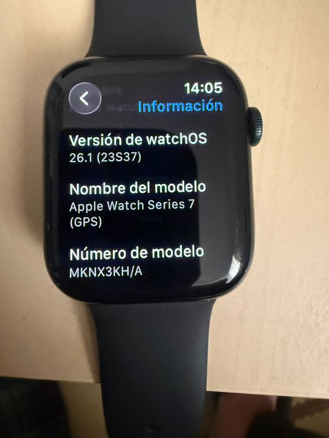 Apple Watch Series 7 Nike 45mm Negro