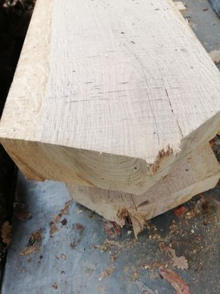 Tabla de roble 260mm ancho x 80mm grosor