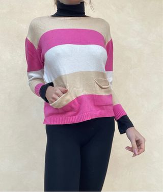 Maglione Flow Up a righe donna