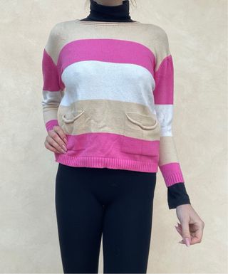 Maglione Flow Up a righe donna