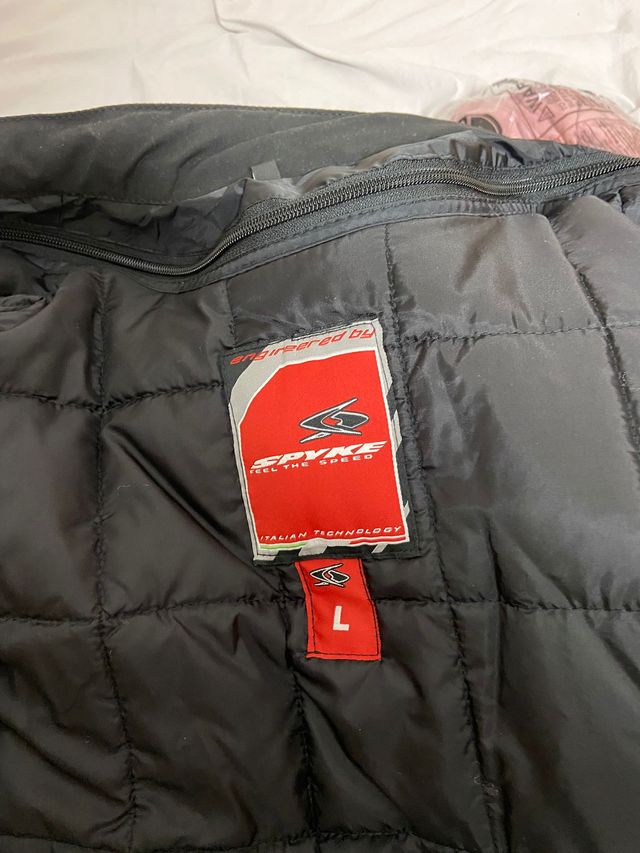 Chaqueta y pantalón moto mujer T.L