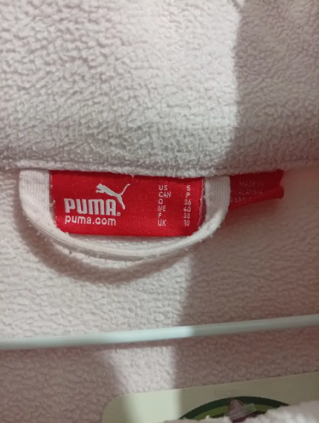 Giubbotto Polare Vintage Puma Rosa Donna Taglia S