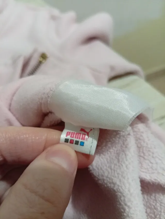 Giubbotto Polare Vintage Puma Rosa Donna Taglia S